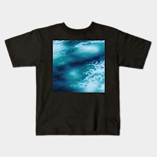 Blue ocean waves Kids T-Shirt